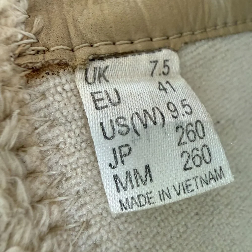 Helly Hansen Skuld 4 Winter Waterproof Leather Boots Beige Women's Size 9.5